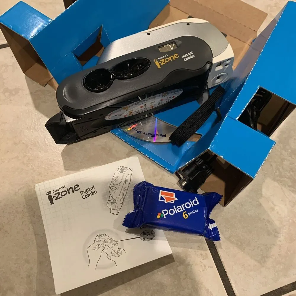 Polaroid i-Zone Digital & Instant Combo Camera- Open Box